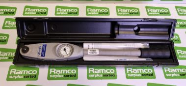 Gedore BDS 200 Dial measuring torque wrench 0-200 Nm with case