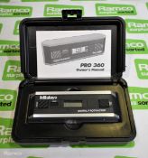 Mitutoyo Pro 360 digital protractor with case