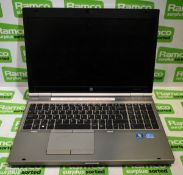 HP EliteBook 8570p laptop with case