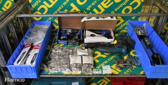 Workshop consumables & tools - M4 bolts, Makita No.21 reciprocating saw blades & more