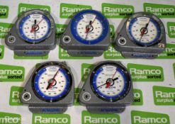 5x Acratork L1 1/4 inch torque wrench testers - 0-50 Lb-In