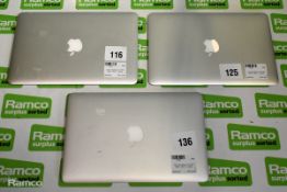 3x Apple MacBook Airs - see description for details