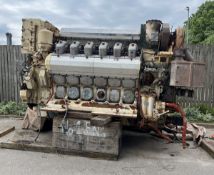Wartsila 200 Series V12 Diesel engine S/N 124029 / 2006 YOM