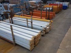 Large selection of warehouse racking - to include uprights, cross beams and more - see desc.