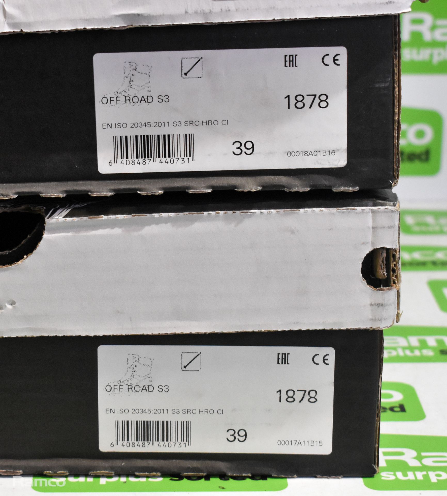 2x pairs of Jalas 1878 Off Road safety boots - EU 39 - UK 6 - Image 4 of 5