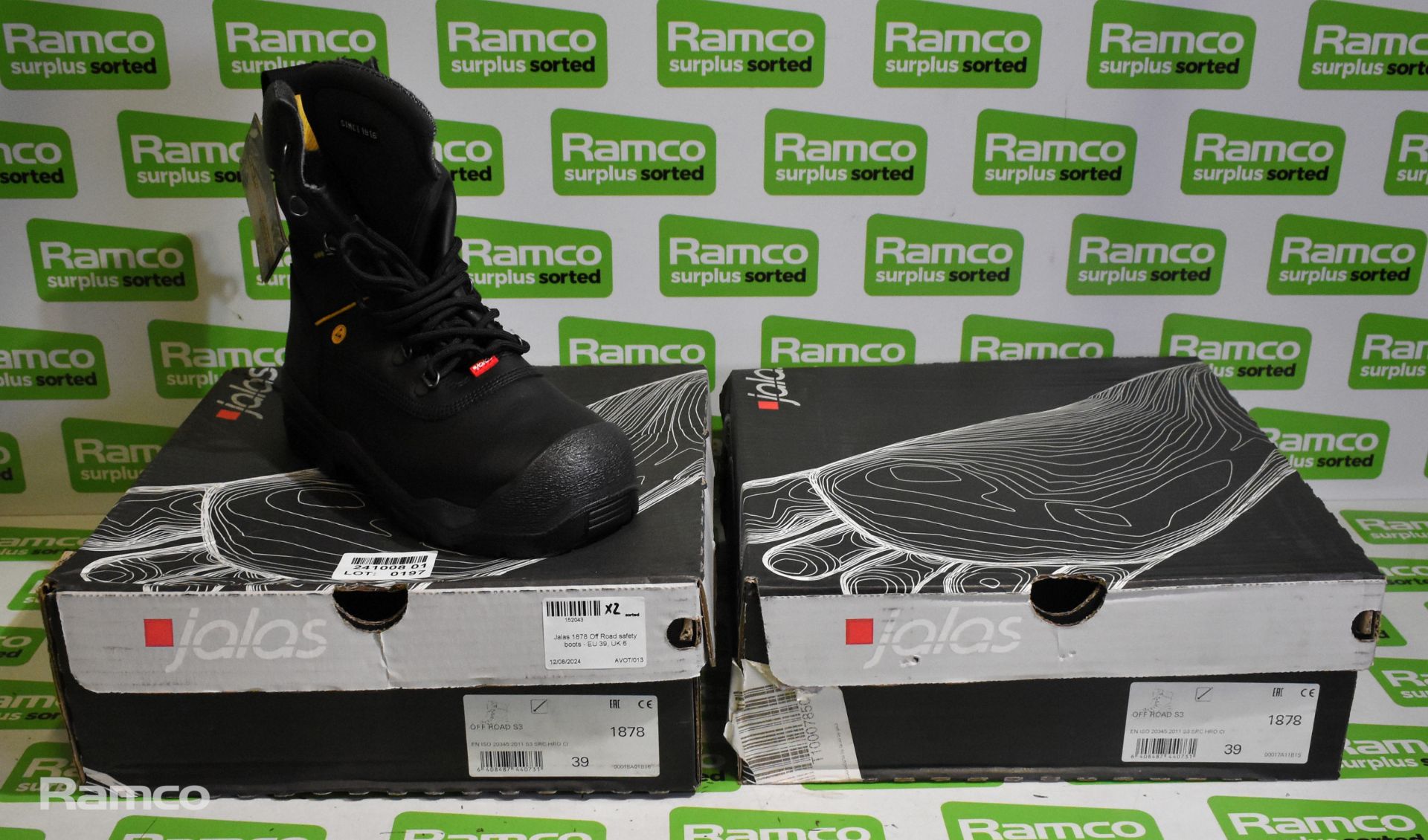 2x pairs of Jalas 1878 Off Road safety boots - EU 39 - UK 6 - Image 5 of 5