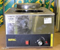 Buffalo SO77-02 countertop double bain marie - W 350 x D 560 x H 280mm
