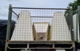 3x flag pole bases (no poles)