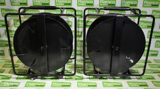 2x Atlas DII ( ID ) R - 50 mtr CAT5e cable drums with soft case