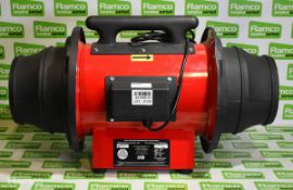 AIR Systems Inter SVF-10E - Inline axial fan blower 115Vac 60Hz HP/kw 0.33/0.25