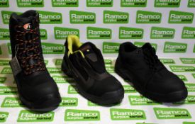 3x Safety boots & trainers - see description for full details