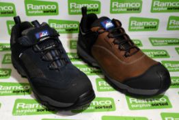 Himalayan 4031 navy suede safety trainers - UK 12 & Himalayan 4105 safety trainers - UK 12