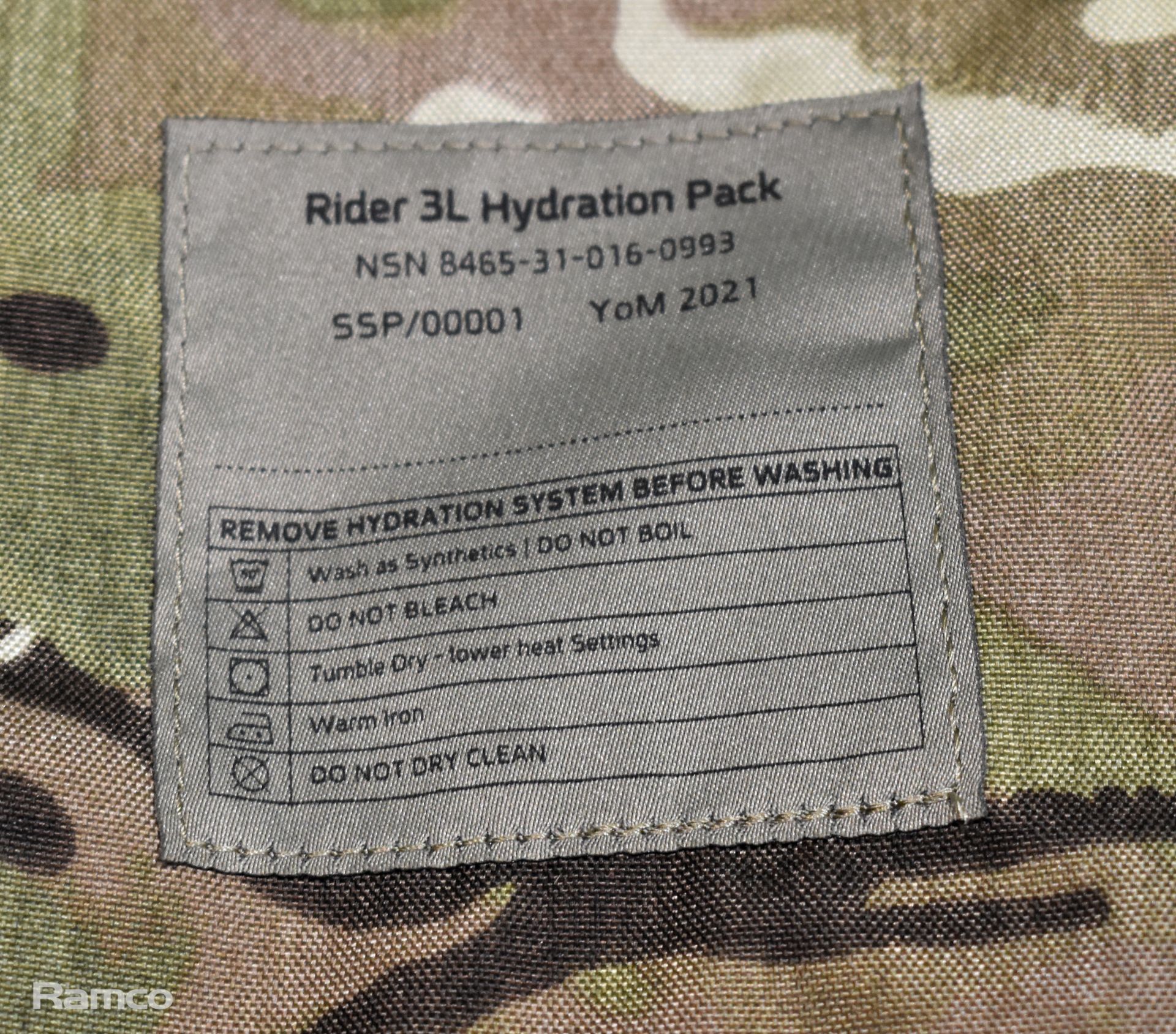 24x British Army MTP Rider 3L hydration packs - Image 5 of 6