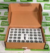 RJS Electronics RJS1N1-16L-H-R-G-BS-24V-67J vandal resistant switches - box of 40