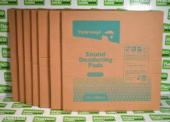 7x packs of Tetrosyl SDP500 500 x 500mm textured sound deadening pads - 4x pads per pack