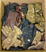 175x British Forces unpaired gloves - mixed styles - mixed sizes