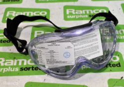 10x Gleave EN166 1 B 349 N wide angle safety goggles