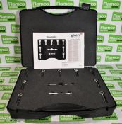 Gleave threading set with carry case