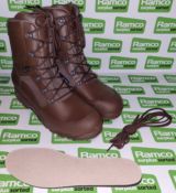 Heroes Wear Haix male combat boots - Brown - Size 14M