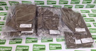 14x British Army combat T-shirts anti static - Light Olive - PCS - see description for sizes