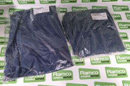 23x British RAF wet weather trousers - MVP - Blue - size 90 / 104 / 120 - NSN 8415-99-287-2073