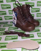Heroes Wear Haix female combat boots - Brown - Size 3M