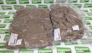 2x British Army MTP lightweight thermal smocks (PCS) - Light Olive - 1x 170/90 (M), 1x 180/100 (L)