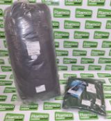 British Forces medium weight sleeping bag, Fecsa compression sack, Fecsa sleeping bag liner