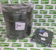 British Forces medium weight sleeping bag, Fecsa compression sack, Fecsa sleeping bag liner