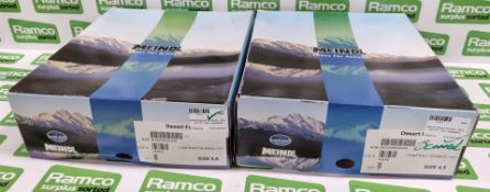 2x pairs of Meindl Desert Fox Boots - 1x UK 5.5, 1x UK 4.5