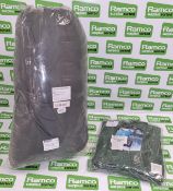 British Forces medium weight sleeping bag, Fecsa compression sack, Fecsa sleeping bag liner