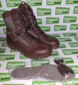 YDS Kestrel mens patrol safety boots - Brown - Size 14W