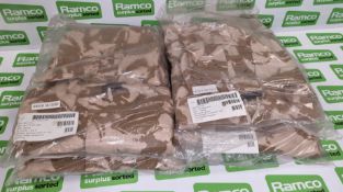 4x British Army Desert DP smocks - windproof - 1x 170/104, 1x 180/112, 2x 180/104