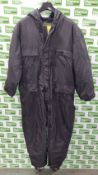 Dew Liner coverall technician - Black - size 170/104 - NSN 8415-99-130-7538
