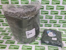 British Forces medium weight sleeping bag, Fecsa compression sack, Fecsa sleeping bag liner