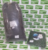 British Forces medium weight sleeping bag, Fecsa compression sack, Fecsa sleeping bag liner