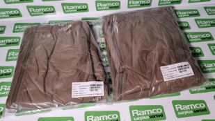8x British Forces thermal trousers - see description for sizes