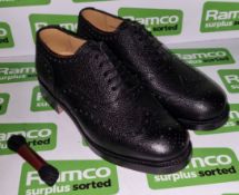 Highland lace up shoe - Black - size 4 L