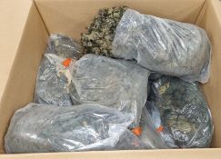 20x British forces camo netting - unknown length - mixed sizes