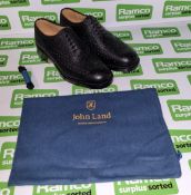 John Land Highland lace up shoes - Black - size 4M - NSN 8430-99-975-3077