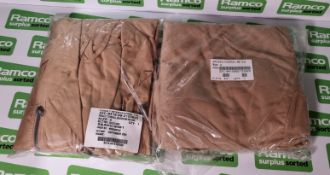 21x British Army MK16 B Air crew coveralls - Sand - size 3 - NSN 22C / 8145-99-212-3920