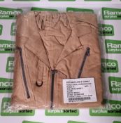19x British Army MK16A Air crew coveralls - Sand - size 3 - NSN 22C 8415-99-212-3907