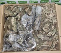 170x British Army MTP combat helmet covers - mixed types - mixed sizes