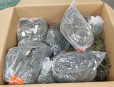 19x British forces camo netting - unknown length - mixed sizes