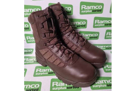 2x pairs of Bates patrol boots - Brown - male - size 7W - Image 1 of 8