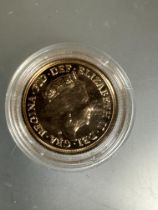 A Queen Elizabeth 2018 gold proof sovereign