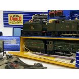 Model Railway: Hornby Dublo '00' gauge model railway, including an L30 diesel electric locomotive,