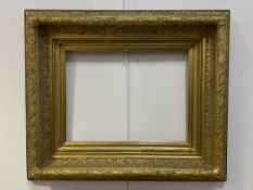 A gilt composition picture frame 55cm x 66cm.