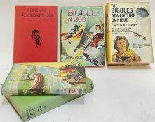 A group of vintage Biggles books by Captain W.E. Johns comprising The Biggles Adventure Omnibus, Big
