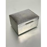 Liberty Tudric pewter planished rectangular cedar-lined box, stamped verso 01021 H x 6.5cm L x 11cm